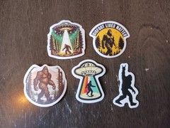 50 New Assorted Bigfoot Stickers