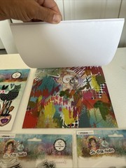 Art by Marlene SO-FISH-TICATED Studio Light paper Elements Arty Pad 3 Stamp Sets
