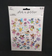 Fairies Flowers And Butterflies Sticker Sheet Stick A Bilities Craft Stickers