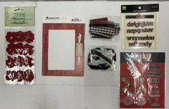 Lot of 30 Scrapbooking 12 x 12 Paper, and Embellishments w/Free Shipping