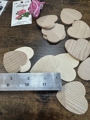 Large Craft Supply Lot Paper Pads Wood Hearts Beads Scrapbooking DIY Mixed