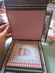 Handmade Scrapbook with Flowers, family & home Theme