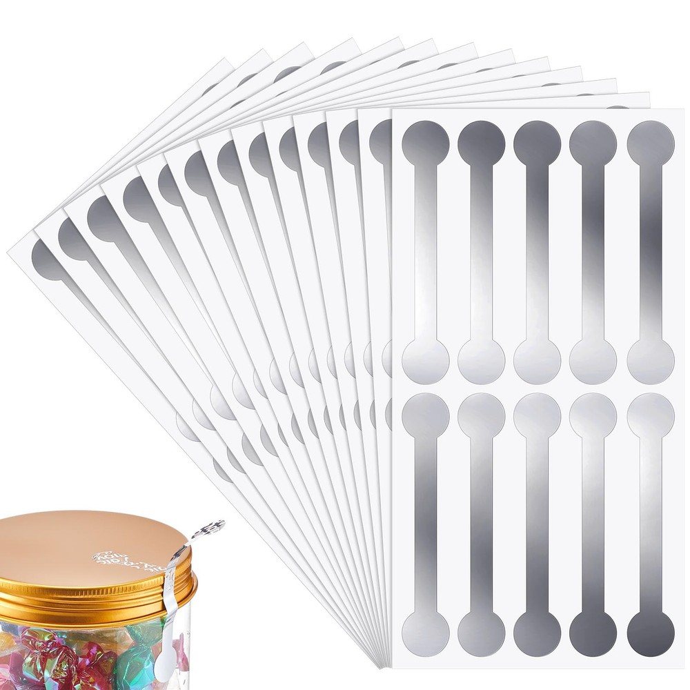 200 Pcs Silver Security Food Tamper Evident Label Stickers Tamper Proof Tape …