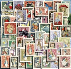 250pcs Scrapbooking Set Stickers Page Corner Design Stamps Vintage Stationery