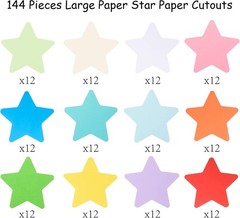 144 Pcs Butterfly Cutouts Paper Butterflies 7» Assorted Color Spring Butterf…