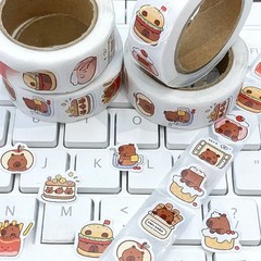 500 Pack Cute Capybara Stickers PVC Cartoon Decorative Sealing Stickers – NEW