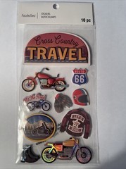 Recollections CROSS COUNTRY TRAVEL sticker set~BNIP~Nice! Quick Ship!