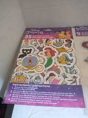 Variety Disney Tattoo Stickers Lot of 3 Princess Junior Mickey 79 Total 9 are 3D