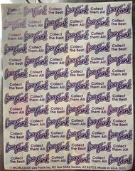 🦄RARE! Vintage Lisa Frank RAINBOW UNICORNS BUTTERFLIES HEARTS STARS Stickers🦋