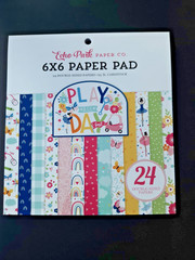 Echo Park «Play All Day»~ GIRL Set~ 16 Pg. Sticker Book, Paper, 2 Ephemera Packs