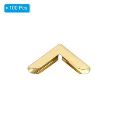 15mm Metal Book Corners, 100pcs Photo Corners Book Corners Protector Retro Me…