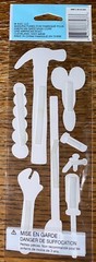 CREATIVE TOUCH Tools Screwdriver Wrench Hammer Handyman Measuring Tape Stickers