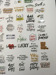 98 Pcs Inspirational Words Stickers Motivational Inspiring Sticker Kids Girls