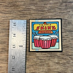1970s Bongo Band Parody Sticker “The Apple Skinz” Rare Vtg **USED**
