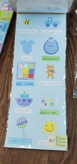 K Company Jolee’s Boutique It’s A Boy! Baby Shower Theme Scrapbook Sticker Lot