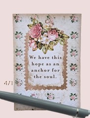 Vintage Style Victorian Bible Verse Cards Inspirational Faith Crafts