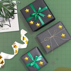 Gold Star Stickers 1 Inch, 500 Pcs, Metallic Foil Reward Labels for Kids