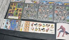Lot Of 8pks/ 6 Sheets New Avengers Toy Story 3 Minions etc Kids Movie Characters