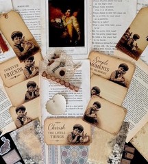 Vintage Rabbit Junk Journal Kit Ephemera Bunny Storybook Cottagecore Scrapbook