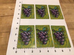 Grapes Playing Cards 6 ATC Swaps/Junk Journals/Scrapbooks/Crafts