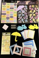 Vintage Baby Stickers Die Cuts And Embellishments