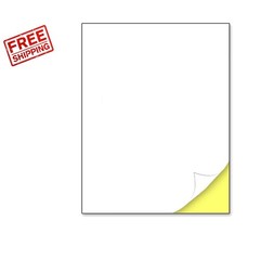 30 Pack White Matte Sticker Paper – Perfect for Laser & Inkjet Printing