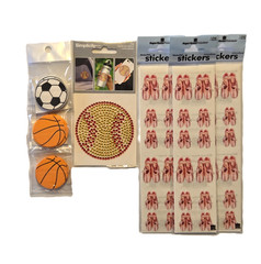 Sports Craft Lot Soccer Basketball Softball Ballet DIY Scrapbook Supplies