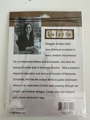 Colorbok Kolette Self Adhesive Destination Tags «The City» Scrapbooking