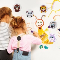 1000 Cute Animal Stickers for Kids, Teachers, Classroom Party – 1″ Diameter, 16