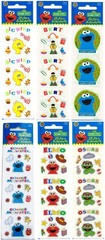 New Vintage 6 Packs Lot of Sandylion Sesame Street Scrapbooking Stickers NIP
