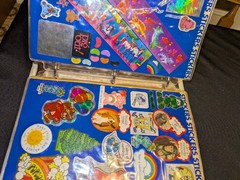 Vintage 1980s Sticker Book Album Lisa Frank Gremlins Strawberry Shortcake Etc