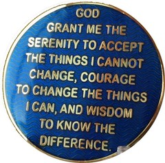 35 Year Reflex Blue Gold Plated AA Medallion Chip XXXV