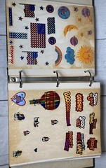 VTG 80s STICKER ALBUM 22 Double Sided Pages Scratch & Sniff – Star Wars & More!
