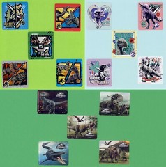 15 Jurassic World Assorted Large Stickers – Party Favors – Dinosaurs