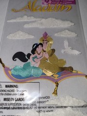 New, Disney, EK Jolee’s Dimensional Sticker, «Aladdin & Jasmine» Flying Carpet