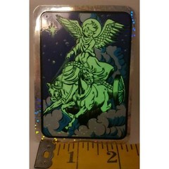 90s Y2k Glow in the Dark Prism Angel Vending Machine Sticker Religious Afterlife