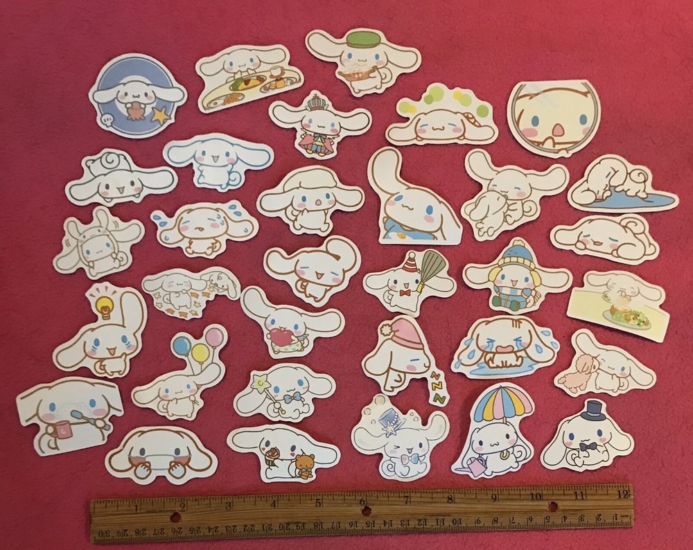 LOT OF 10 pcs Sanrio CINNAMOROLL puppy Cartoon Stickers hello kitty brand
