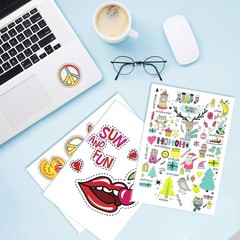 Translucent Waterproof Vinyl Sticker Paper – 15 Sheets 8.5 x 11 – Quick Dry
