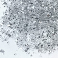 Jeejunye 2lb/910g Crushed Mirror Glass for 0.2″L x 0.1″W, 2lb