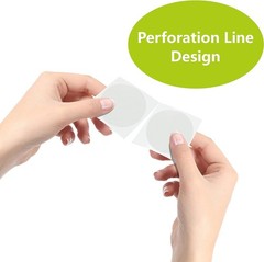 1500 Pcs Durable Round Wafer Seal Stickers – Perfect for Envelopes and Packages