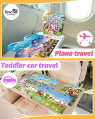 Reusable Sticker Book for Toddlers, Stickers for Kids, Toddler Craft Activities,
