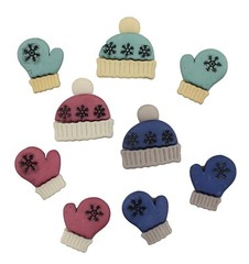 Buttons Galore 50+ Assorted WINTER Theme Buttons for Sewing & Crafts