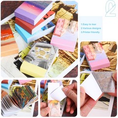 LOKIPA 300 Sheets Washi Sticker Set, Aesthetic Stickers for Colorful