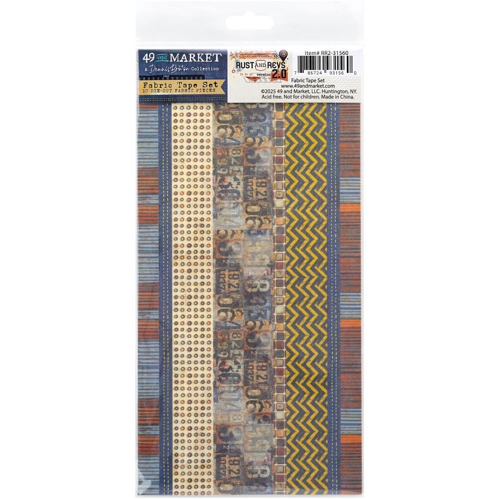 49 And Market Rust and Revs 2.0 Fabric Tape Set