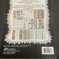 Ranger Dylusions Creative Dyary Stickers Collections 1 & 2 48 sheets NEW