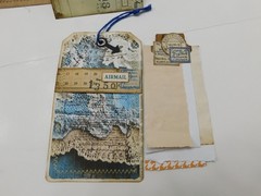 Junk Journal Add-Ons Handmade Tags Card Envelope File Clipboard Ephemera Set 5