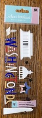 JOLEES WASHINGTON DC Title WHITE HOUSE US CAPITOL Scrapbook Stickers Monument