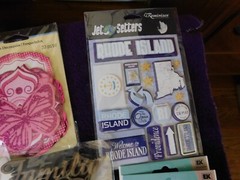 Mixed Lot of Scrapbooking Embellishments- cute! New & Opened items