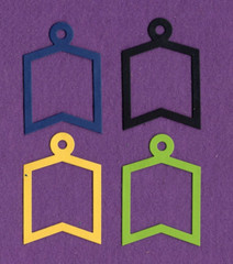 TAG # 12 die cuts scrapbook cards Q