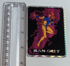 Vintage JEAN GREY Prism Vending Machine Sticker Marvel Masterpieces 1990s